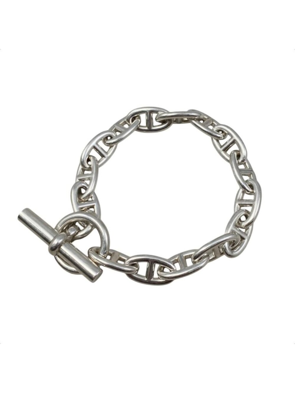 Hermes Bracelet Chaine D'Ancre GM 15 Top Silver